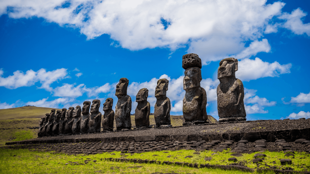 new Moai statue Easter Island