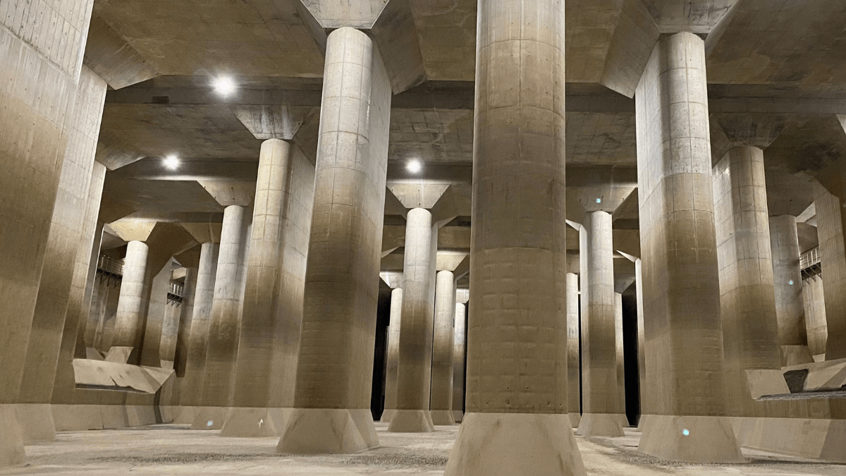 What is the purpose of Tokyo’s Flood Tunnels?