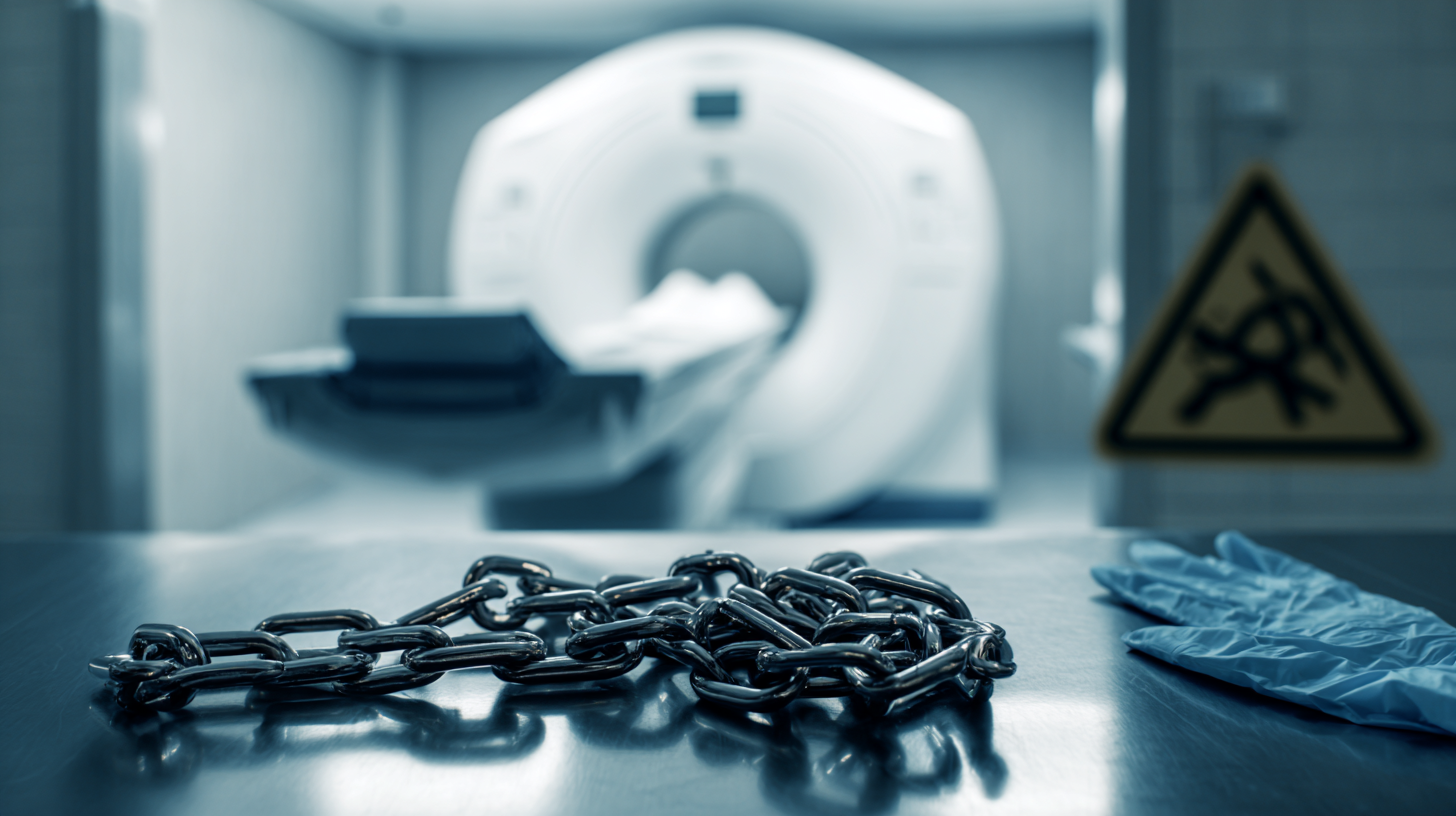 Husband sucked into MRI by 20 lb chain and dies