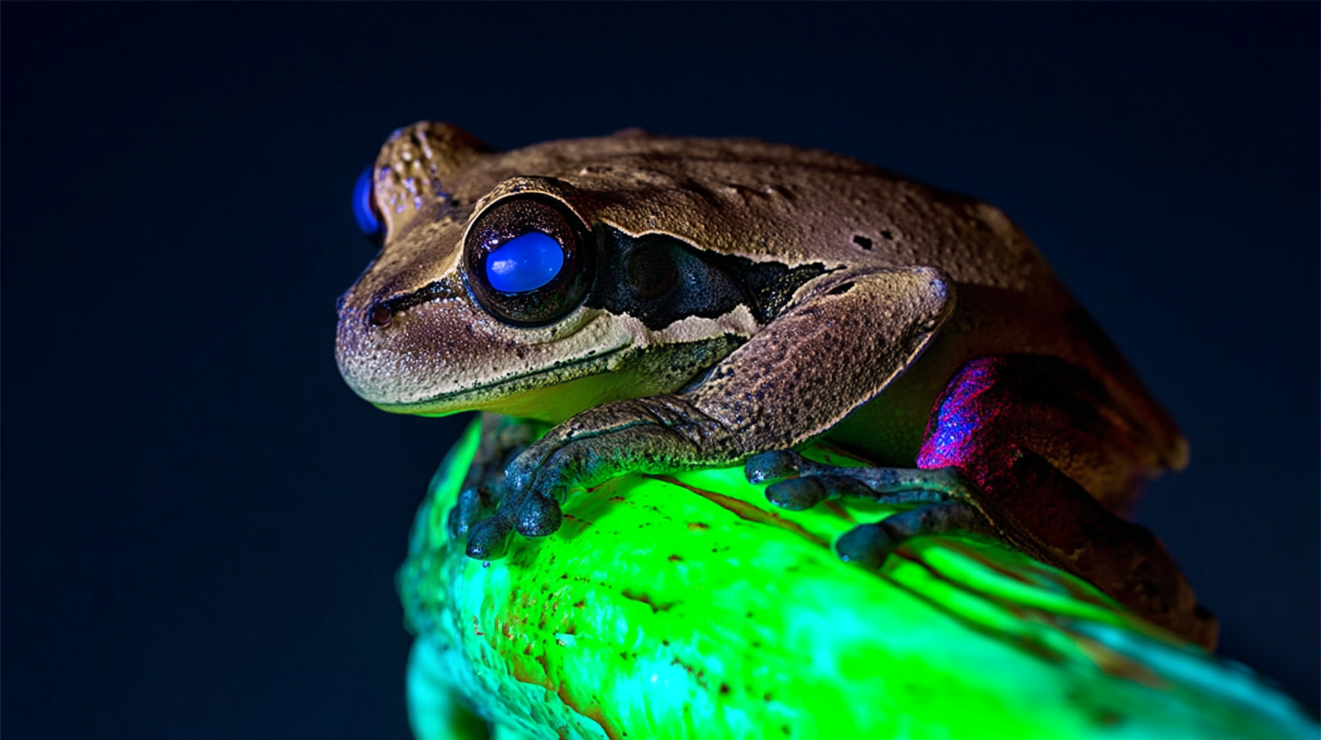 This tiny frog glows in the dark—and it’s rewriting biology