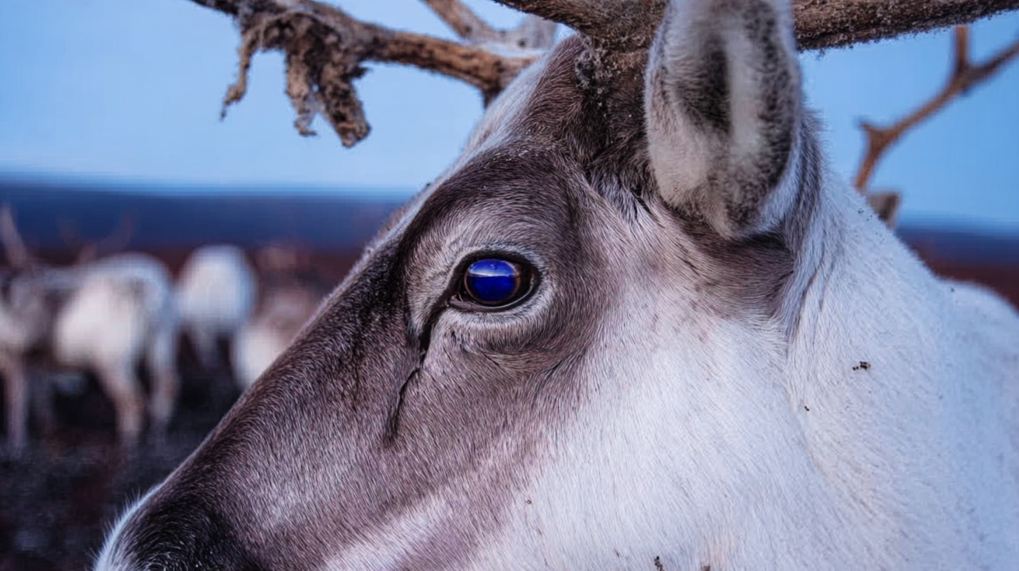 Why reindeer eyes turn blue in Arctic winter