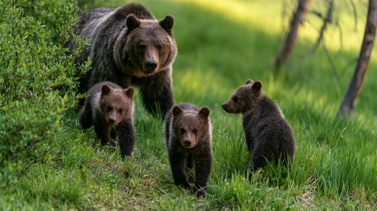 Bear 132’s missing cub came home. Now the family enters Fat Bear Week together